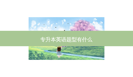 专升本英语题型有什么-第1张图片-天智网 专升本英语题型有什么-第1张图片-天智网