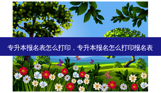 专升本报名表怎么打印,专升本报名怎么打印报名表-第1张图片-天智网 专升本报名表怎么打印,专升本报名怎么打印报名表-第1张图片-天智网