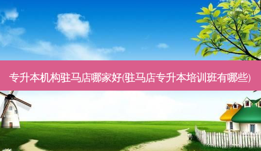 专升本机构驻马店哪家好(驻马店专升本培训班有哪些)-第1张图片-天智网 专升本机构驻马店哪家好(驻马店专升本培训班有哪些)-第1张图片-天智网