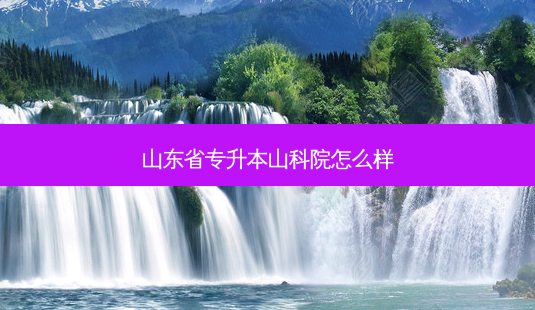 山东省专升本山科院怎么样-第1张图片-天智网 山东省专升本山科院怎么样-第1张图片-天智网