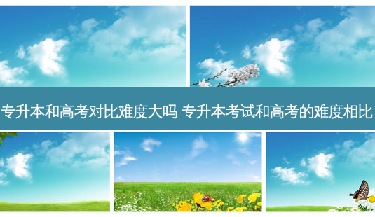 专升本和高考对比难度大吗 专升本考试和高考的难度相比-第1张图片-天智网 专升本和高考对比难度大吗 专升本考试和高考的难度相比-第1张图片-天智网