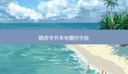 陕西专升本有哪些学校-第1张图片-天智网 陕西专升本有哪些学校-第1张图片-天智网