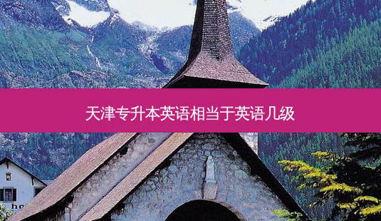 天津专升本英语相当于英语几级-第1张图片-天智网 天津专升本英语相当于英语几级-第1张图片-天智网