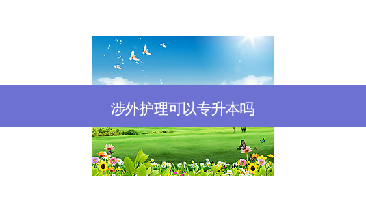 涉外护理可以专升本吗-第1张图片-天智网 涉外护理可以专升本吗-第1张图片-天智网
