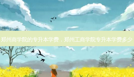 郑州商学院的专升本学费,郑州工商学院专升本学费多少-第1张图片-天智网 郑州商学院的专升本学费,郑州工商学院专升本学费多少-第1张图片-天智网