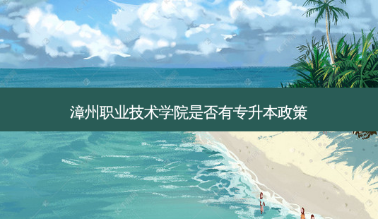 漳州职业技术学院是否有专升本政策-第1张图片-天智网 漳州职业技术学院是否有专升本政策-第1张图片-天智网