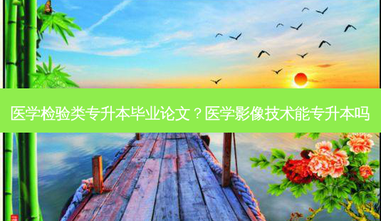 医学检验类专升本毕业论文?医学影像技术能专升本吗-第1张图片-天智网 医学检验类专升本毕业论文?医学影像技术能专升本吗-第1张图片-天智网