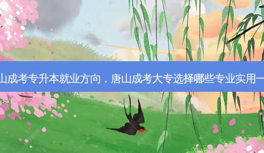 唐山成考专升本就业方向,唐山成考大专选择哪些专业实用一些-第1张图片-天智网 唐山成考专升本就业方向,唐山成考大专选择哪些专业实用一些-第1张图片-天智网