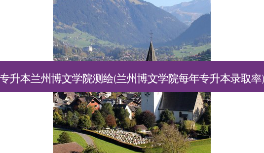 专升本兰州博文学院测绘(兰州博文学院每年专升本录取率)-第1张图片-天智网 专升本兰州博文学院测绘(兰州博文学院每年专升本录取率)-第1张图片-天智网