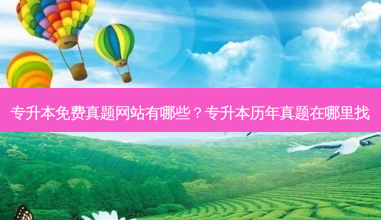 专升本免费真题网站有哪些?专升本历年真题在哪里找-第1张图片-天智网 专升本免费真题网站有哪些?专升本历年真题在哪里找-第1张图片-天智网