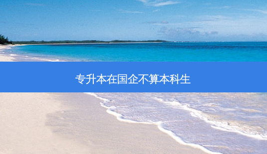 专升本在国企不算本科生-第1张图片-天智网 专升本在国企不算本科生-第1张图片-天智网