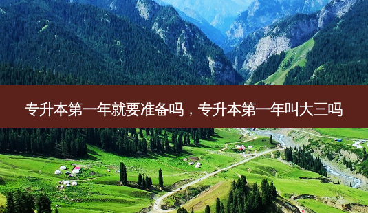 专升本之一年就要准备吗,专升本之一年叫大三吗-第1张图片-天智网 专升本之一年就要准备吗,专升本之一年叫大三吗-第1张图片-天智网