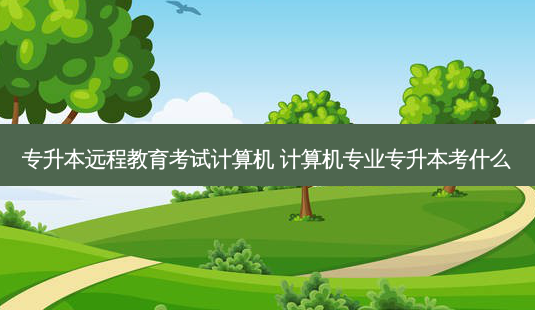 专升本远程教育考试计算机 计算机专业专升本考什么-第1张图片-天智网 专升本远程教育考试计算机 计算机专业专升本考什么-第1张图片-天智网