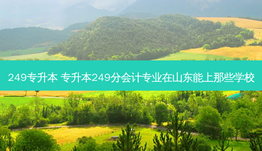 249专升本 专升本249分会计专业在山东能上那些学校-第1张图片-天智网 249专升本 专升本249分会计专业在山东能上那些学校-第1张图片-天智网