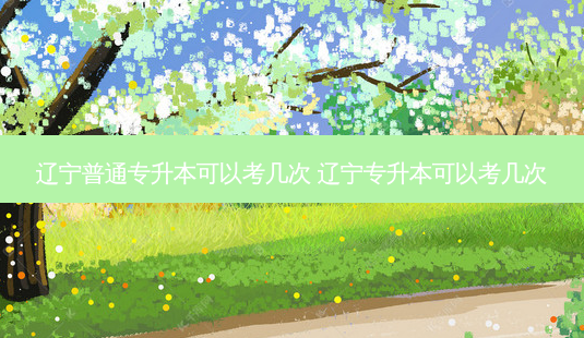 辽宁普通专升本可以考几次 辽宁专升本可以考几次-第1张图片-天智网 辽宁普通专升本可以考几次 辽宁专升本可以考几次-第1张图片-天智网