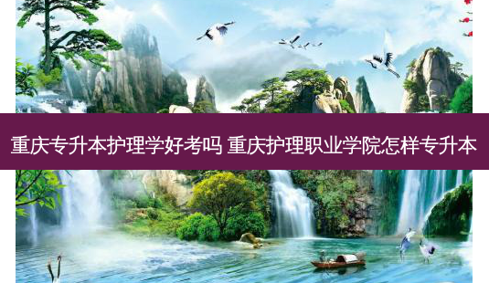 重庆专升本护理学好考吗 重庆护理职业学院怎样专升本-第1张图片-天智网 重庆专升本护理学好考吗 重庆护理职业学院怎样专升本-第1张图片-天智网