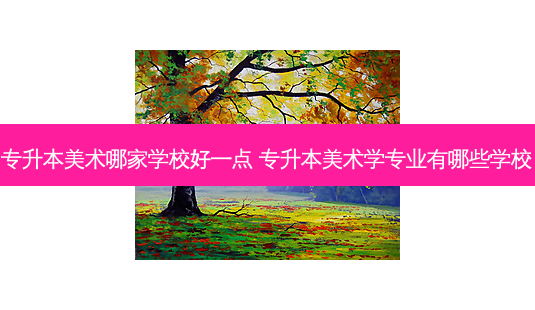 专升本美术哪家学校好一点 专升本美术学专业有哪些学校-第1张图片-天智网 专升本美术哪家学校好一点 专升本美术学专业有哪些学校-第1张图片-天智网