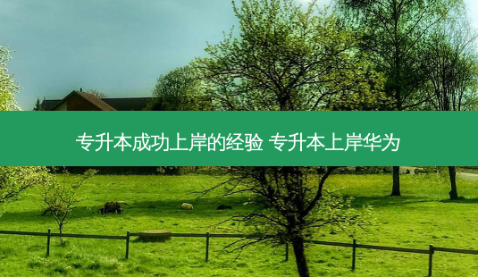 专升本成功上岸的经验 专升本上岸华为-第1张图片-天智网 专升本成功上岸的经验 专升本上岸华为-第1张图片-天智网