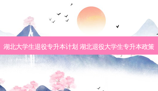 湖北大学生退役专升本计划 湖北退役大学生专升本政策-第1张图片-天智网 湖北大学生退役专升本计划 湖北退役大学生专升本政策-第1张图片-天智网