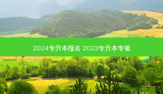 2024专升本报名 2023专升本专项-第1张图片-天智网 2024专升本报名 2023专升本专项-第1张图片-天智网