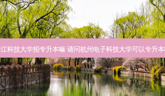 浙江科技大学招专升本嘛 请问杭州电子科技大学可以专升本吗-第1张图片-天智网 浙江科技大学招专升本嘛 请问杭州电子科技大学可以专升本吗-第1张图片-天智网