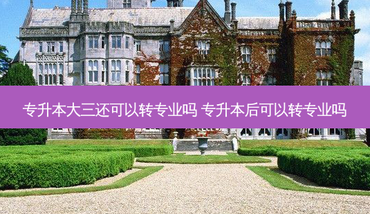 专升本大三还可以转专业吗 专升本后可以转专业吗-第1张图片-天智网 专升本大三还可以转专业吗 专升本后可以转专业吗-第1张图片-天智网