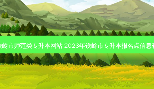 铁岭市师范类专升本网站 2023年铁岭市专升本报名点信息表-第1张图片-天智网 铁岭市师范类专升本网站 2023年铁岭市专升本报名点信息表-第1张图片-天智网
