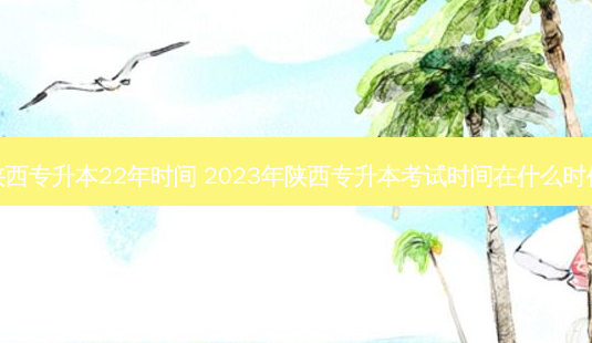陕西专升本22年时间 2023年陕西专升本考试时间在什么时候-第1张图片-天智网 陕西专升本22年时间 2023年陕西专升本考试时间在什么时候-第1张图片-天智网