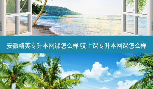 安徽精英专升本网课怎么样 哎上课专升本网课怎么样-第1张图片-天智网 安徽精英专升本网课怎么样 哎上课专升本网课怎么样-第1张图片-天智网
