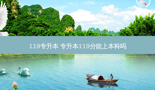 119专升本 专升本119分能上本科吗-第1张图片-天智网 119专升本 专升本119分能上本科吗-第1张图片-天智网
