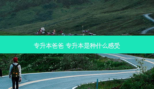 专升本爸爸 专升本是种什么感受-第1张图片-天智网 专升本爸爸 专升本是种什么感受-第1张图片-天智网