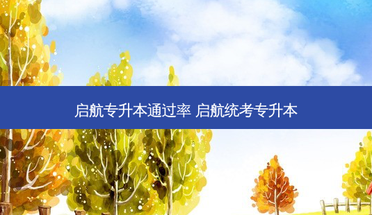 启航专升本通过率 启航统考专升本-第1张图片-天智网 启航专升本通过率 启航统考专升本-第1张图片-天智网
