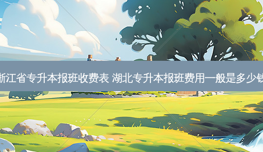 浙江省专升本报班收费表 湖北专升本报班费用一般是多少钱-第1张图片-天智网 浙江省专升本报班收费表 湖北专升本报班费用一般是多少钱-第1张图片-天智网