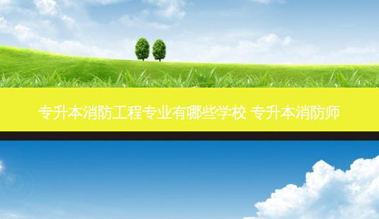专升本消防工程专业有哪些学校 专升本消防师-第1张图片-天智网 专升本消防工程专业有哪些学校 专升本消防师-第1张图片-天智网