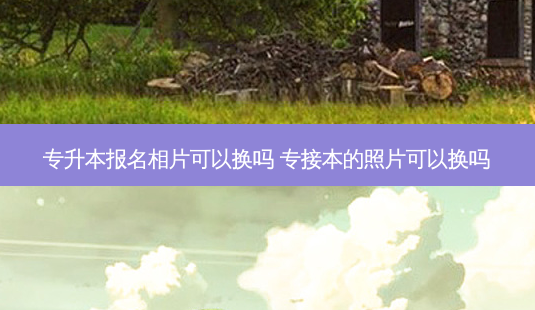 专升本报名相片可以换吗 专接本的照片可以换吗-第1张图片-天智网 专升本报名相片可以换吗 专接本的照片可以换吗-第1张图片-天智网