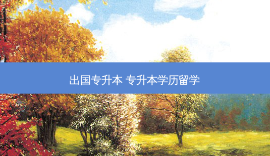 出国专升本 专升本学历留学-第1张图片-天智网 出国专升本 专升本学历留学-第1张图片-天智网