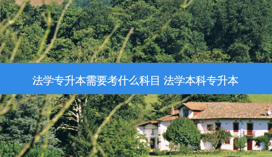 法学专升本需要考什么科目 法学本科专升本-第1张图片-天智网 法学专升本需要考什么科目 法学本科专升本-第1张图片-天智网