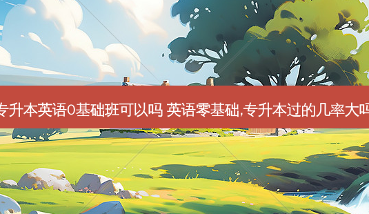 专升本英语0基础班可以吗 英语零基础,专升本过的几率大吗-第1张图片-天智网 专升本英语0基础班可以吗 英语零基础,专升本过的几率大吗-第1张图片-天智网