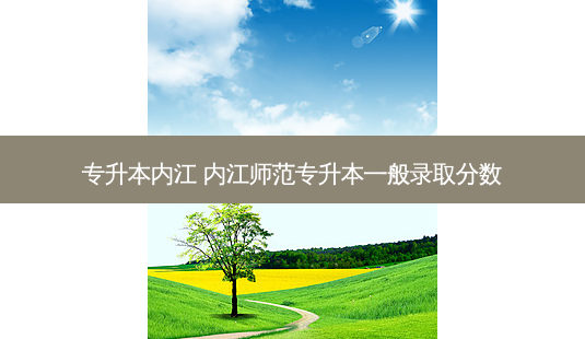 专升本内江 内江师范专升本一般录取分数-第1张图片-天智网 专升本内江 内江师范专升本一般录取分数-第1张图片-天智网