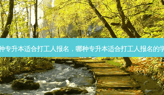 哪种专升本适合打工人报名,哪种专升本适合打工人报名的学校-第1张图片-天智网 哪种专升本适合打工人报名,哪种专升本适合打工人报名的学校-第1张图片-天智网