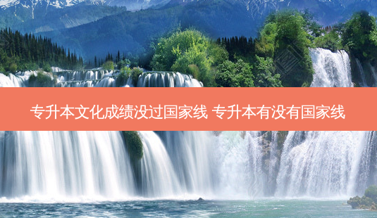 专升本文化成绩没过国家线 专升本有没有国家线-第1张图片-天智网 专升本文化成绩没过国家线 专升本有没有国家线-第1张图片-天智网