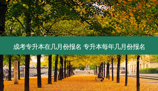 成考专升本在几月份报名 专升本每年几月份报名-第1张图片-天智网 成考专升本在几月份报名 专升本每年几月份报名-第1张图片-天智网