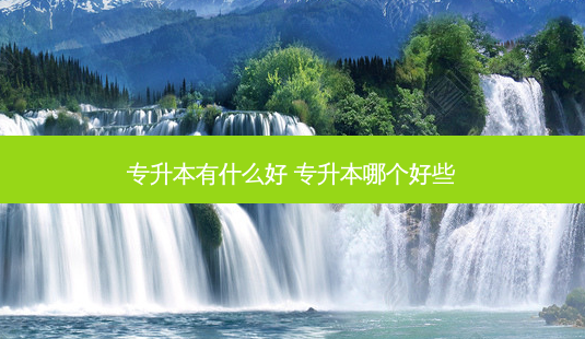 专升本有什么好 专升本哪个好些-第1张图片-天智网 专升本有什么好 专升本哪个好些-第1张图片-天智网