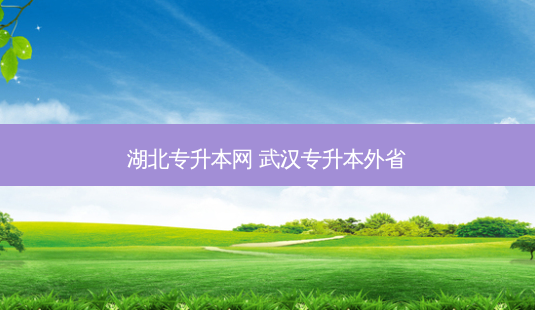 湖北专升本网 武汉专升本外省-第1张图片-天智网 湖北专升本网 武汉专升本外省-第1张图片-天智网