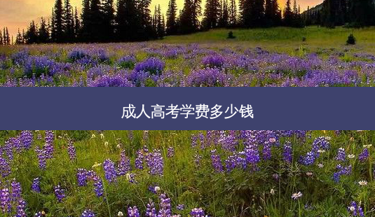 成人高考学费多少钱-第1张图片-天智网 成人高考学费多少钱-第1张图片-天智网