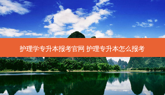 护理学专升本报考官网 护理专升本怎么报考-第1张图片-天智网 护理学专升本报考官网 护理专升本怎么报考-第1张图片-天智网