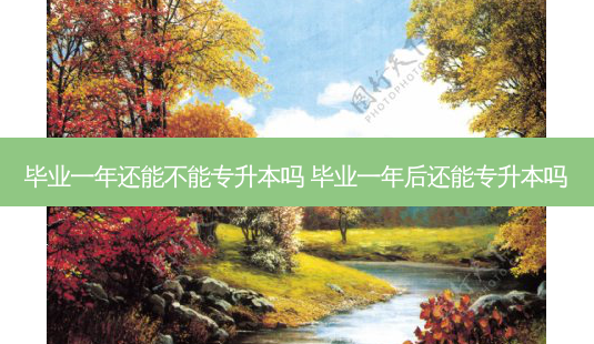 毕业一年还能不能专升本吗 毕业一年后还能专升本吗-第1张图片-天智网 毕业一年还能不能专升本吗 毕业一年后还能专升本吗-第1张图片-天智网
