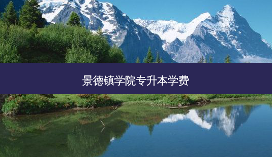 景德镇学院专升本学费-第1张图片-天智网 景德镇学院专升本学费-第1张图片-天智网