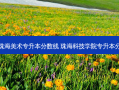 云南珠海美术专升本分数线 珠海科技学院专升本分数线