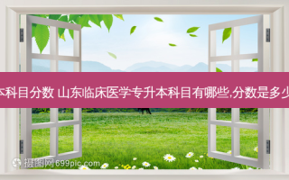 山东医学类专升本科目分数 山东临床医学专升本科目有哪些,分数是多少,多少分可以录取